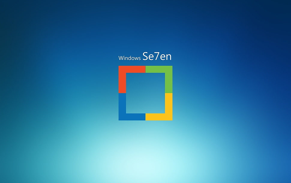Windows Se7en illustration logo HD wallpaper